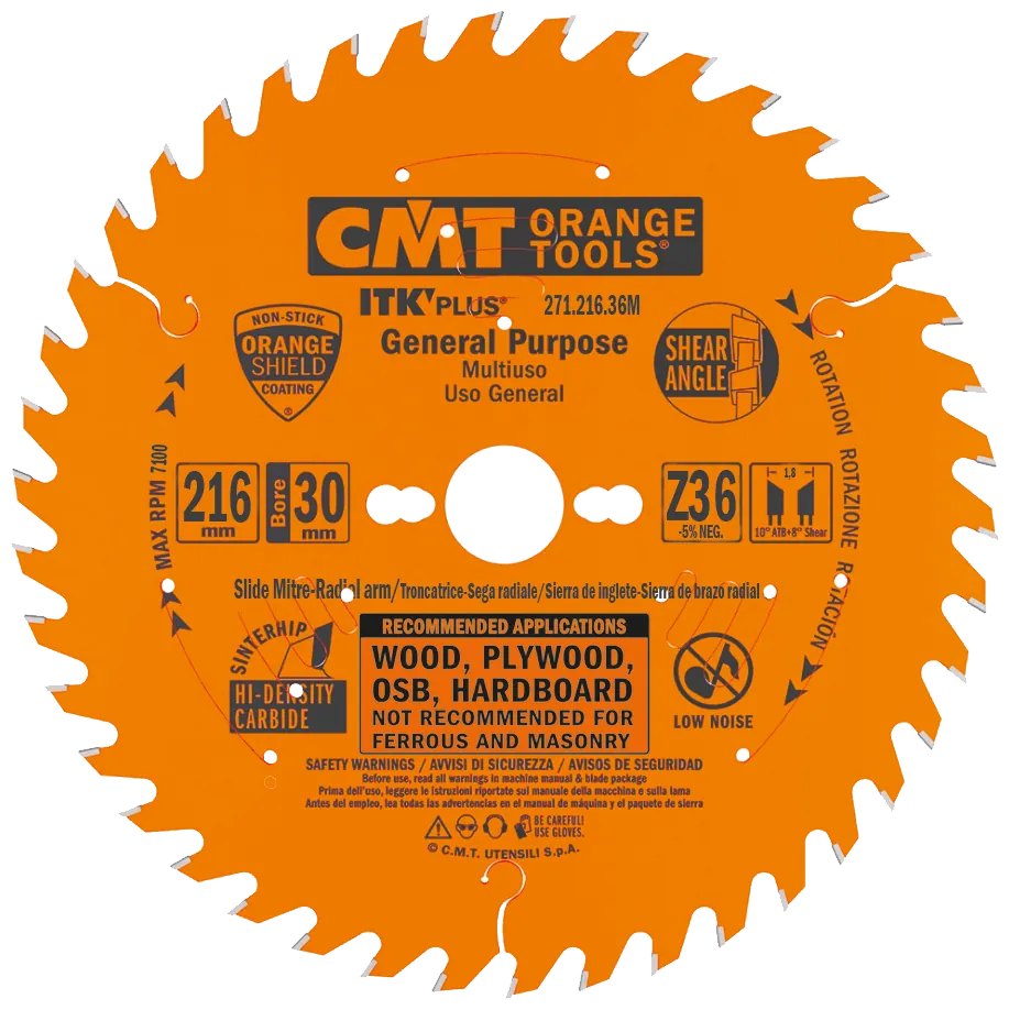 Klinge 216x1,8x30 Z36 W Neg