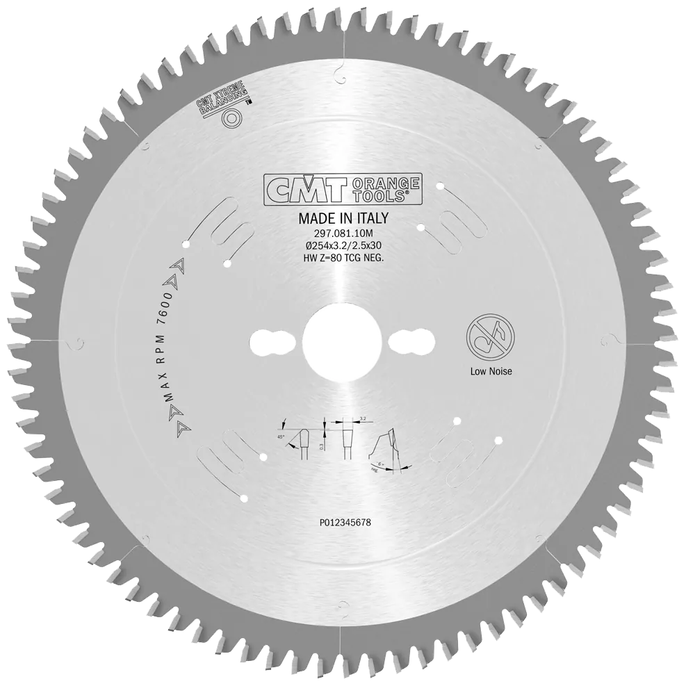 Klinge 254x3,2x30 Z80 NE NEG