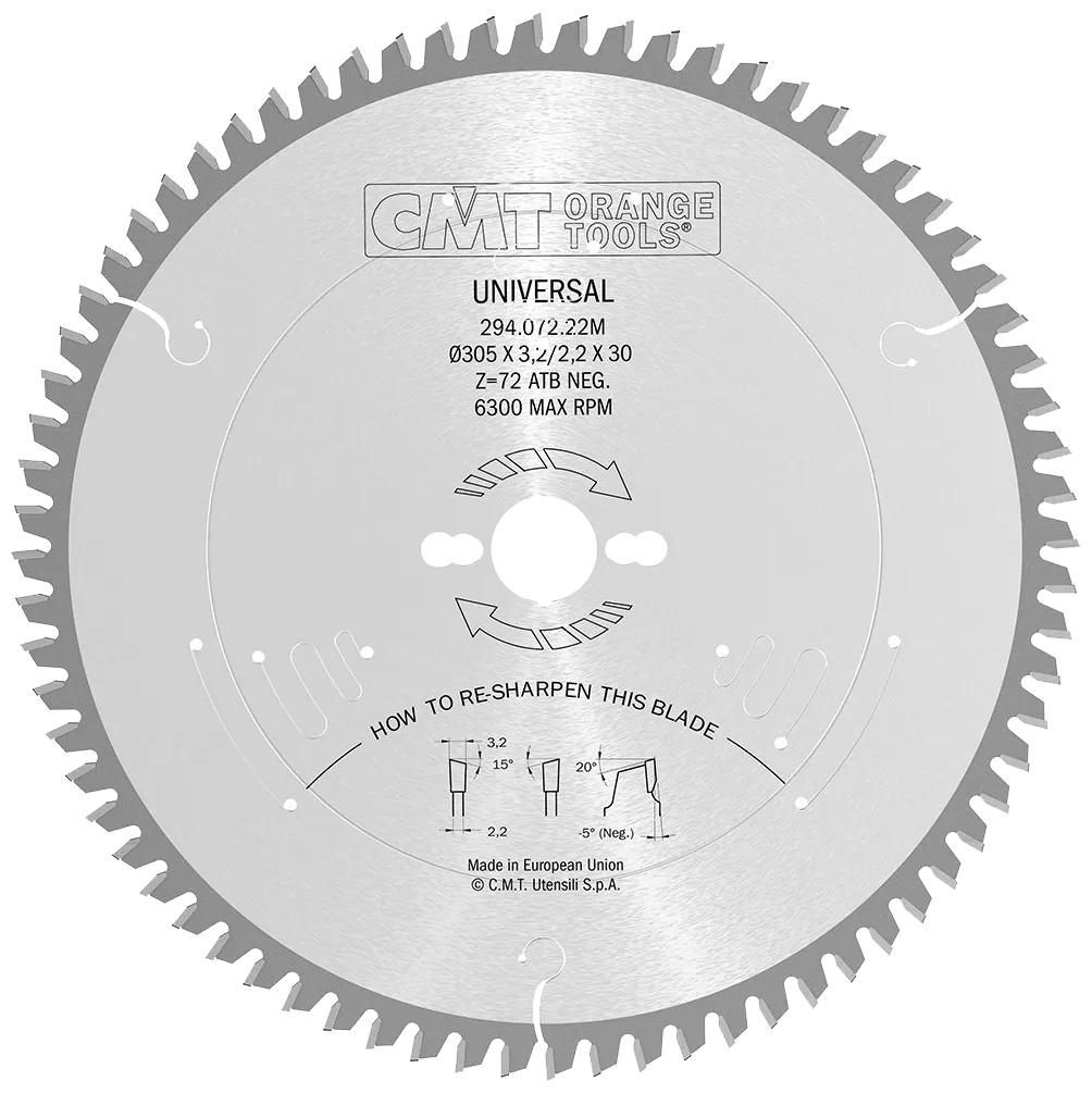 Klinge 305x3,2x30 Z72 W NEG