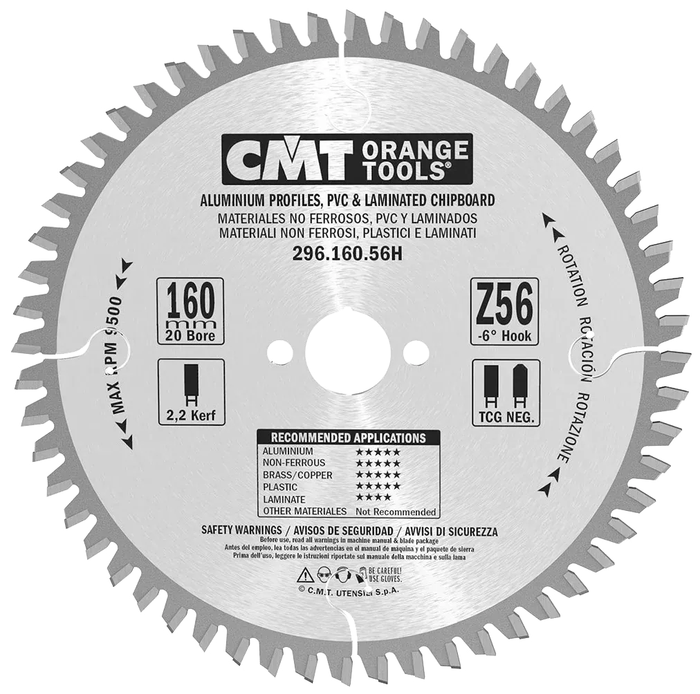 Klinge Z56 NE NEG 160x2,2x20