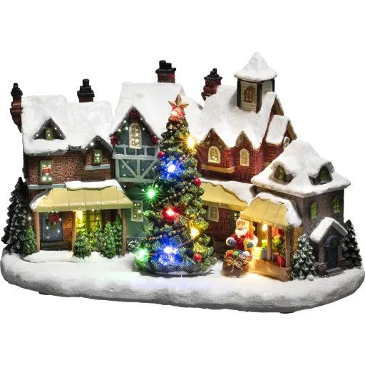 Konstsmide lille julelandsby