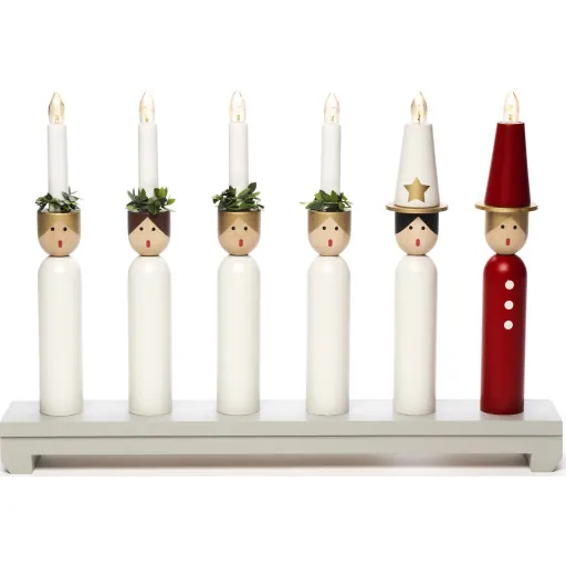Konstsmide Lucia julelysestage 6 lys