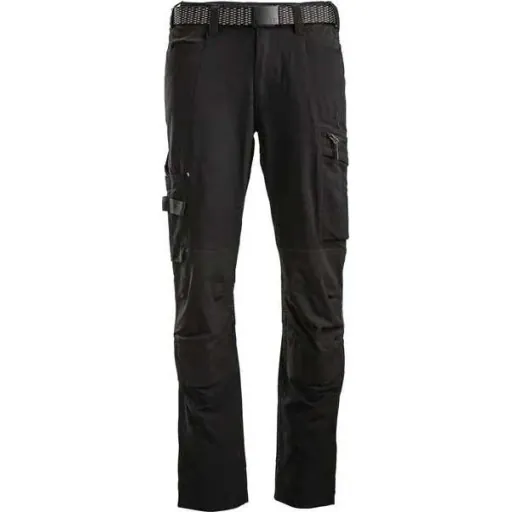 Kramp Technical arbejdsbukser med 4-vejs stretch, sort, str. 5XL