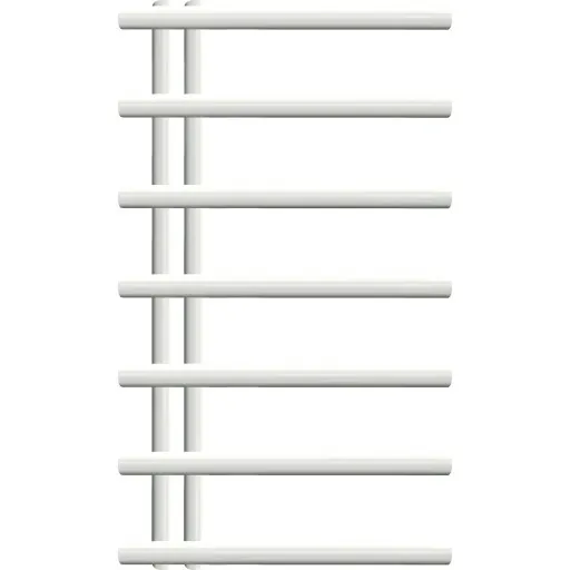 Kriss Merkur håndklædetørrer, kombi, 50x85,8 cm, hvid