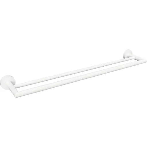 Kriss Simple håndklædestang 60 cm hvid