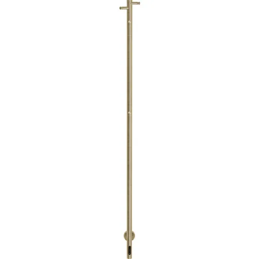Kriss Single håndklædetørrer, el, 3,2x148 cm, børstet messing