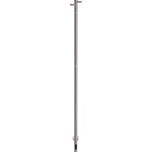 Kriss Single håndklædetørrer, el, 3,2x148 cm, børstet rustfrit stål