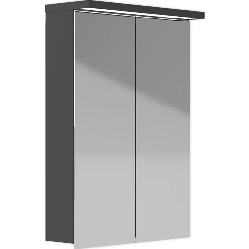 Kriss Skandi spejlskab 60x70 cm antracit