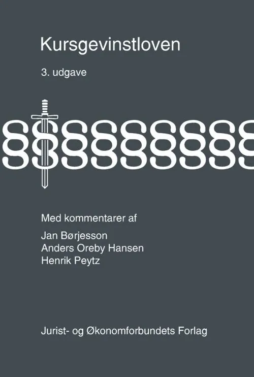 Kursgevinstloven Jan Børjesson