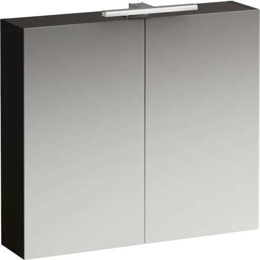 Laufen Base spejlskab 80x70 cm mørk elm