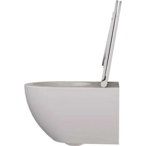 Lavabo Comoda væghængt toilet, uden skyllekant, mat grå