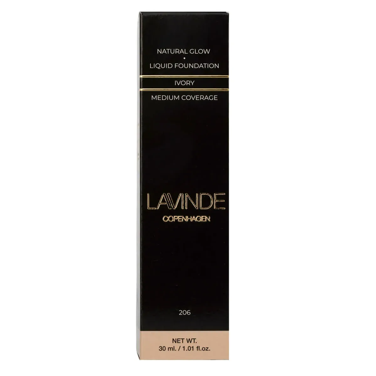 Lavinde Copenhagen Natural Glow Liquid Foundation Ivory 206