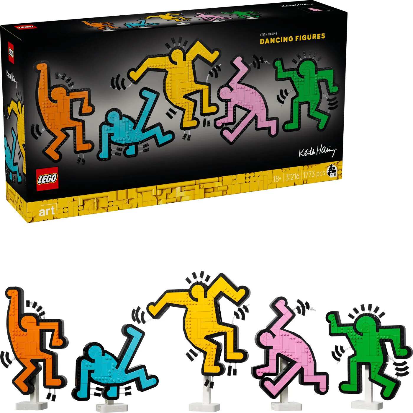 LEGO Art 31216 Keith Haring Dansende figurer