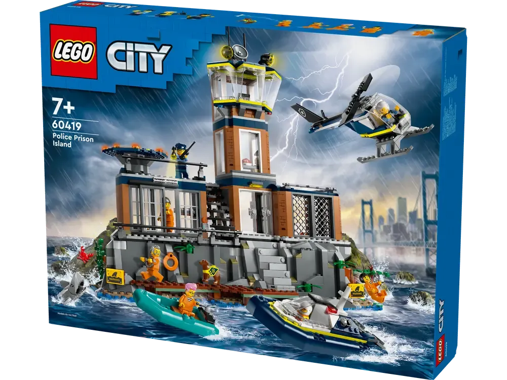LEGO City 60419 Politiets fængselsø