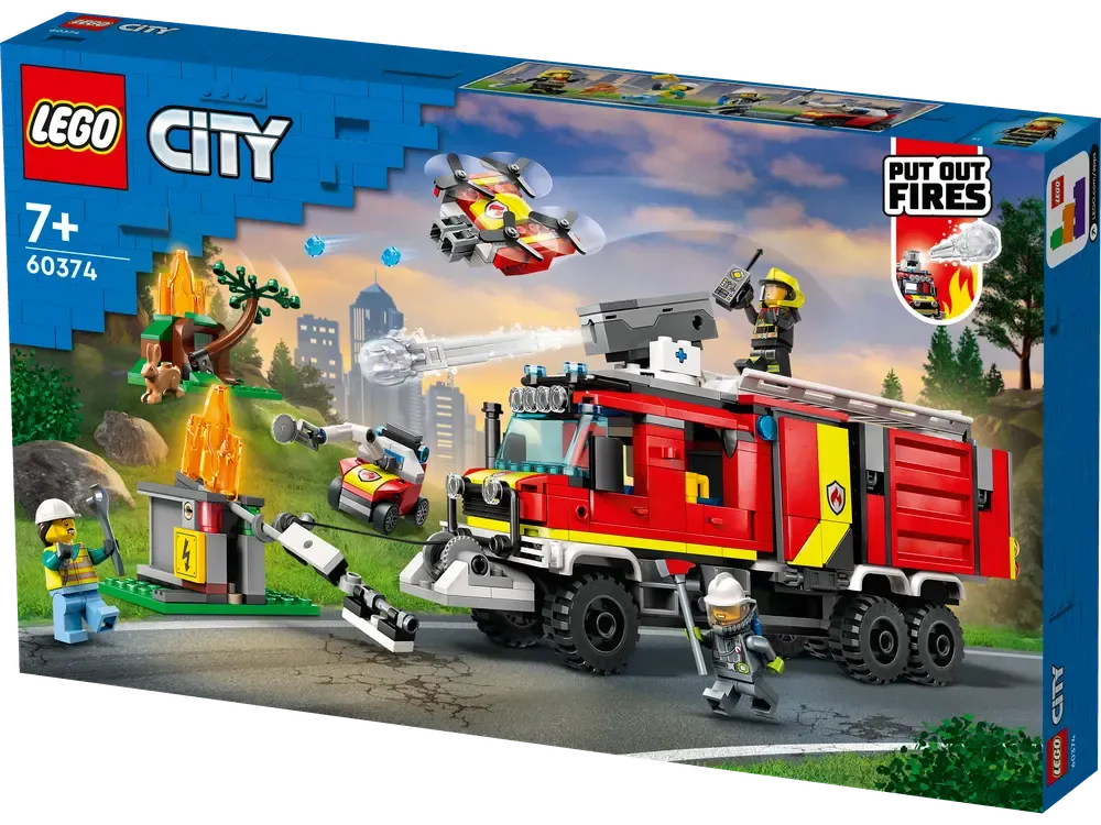 LEGO City Brandvæsnets kommandovogn 60374