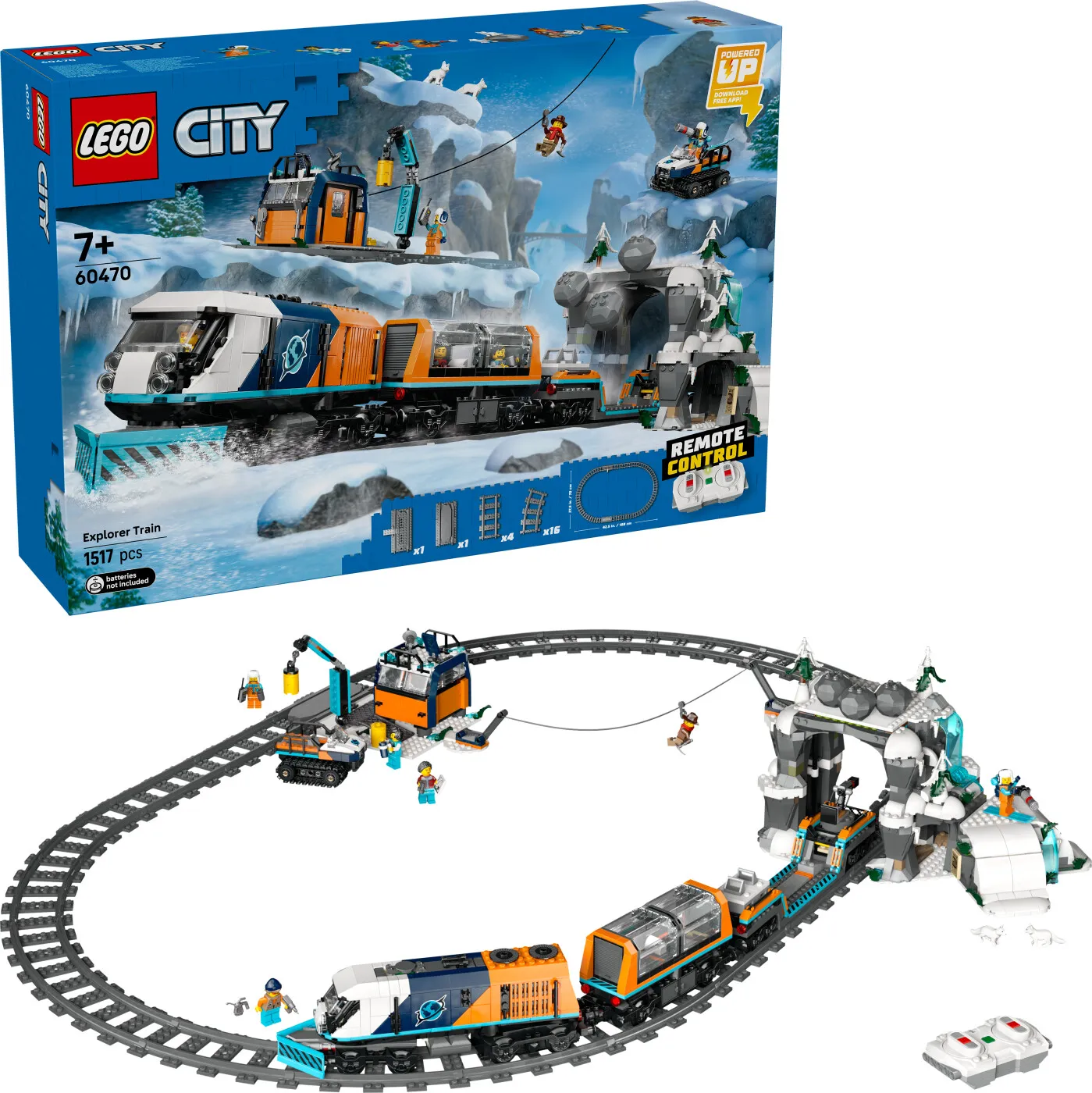 Lego City Polarforskernes Arktiske Eksprestog 60470