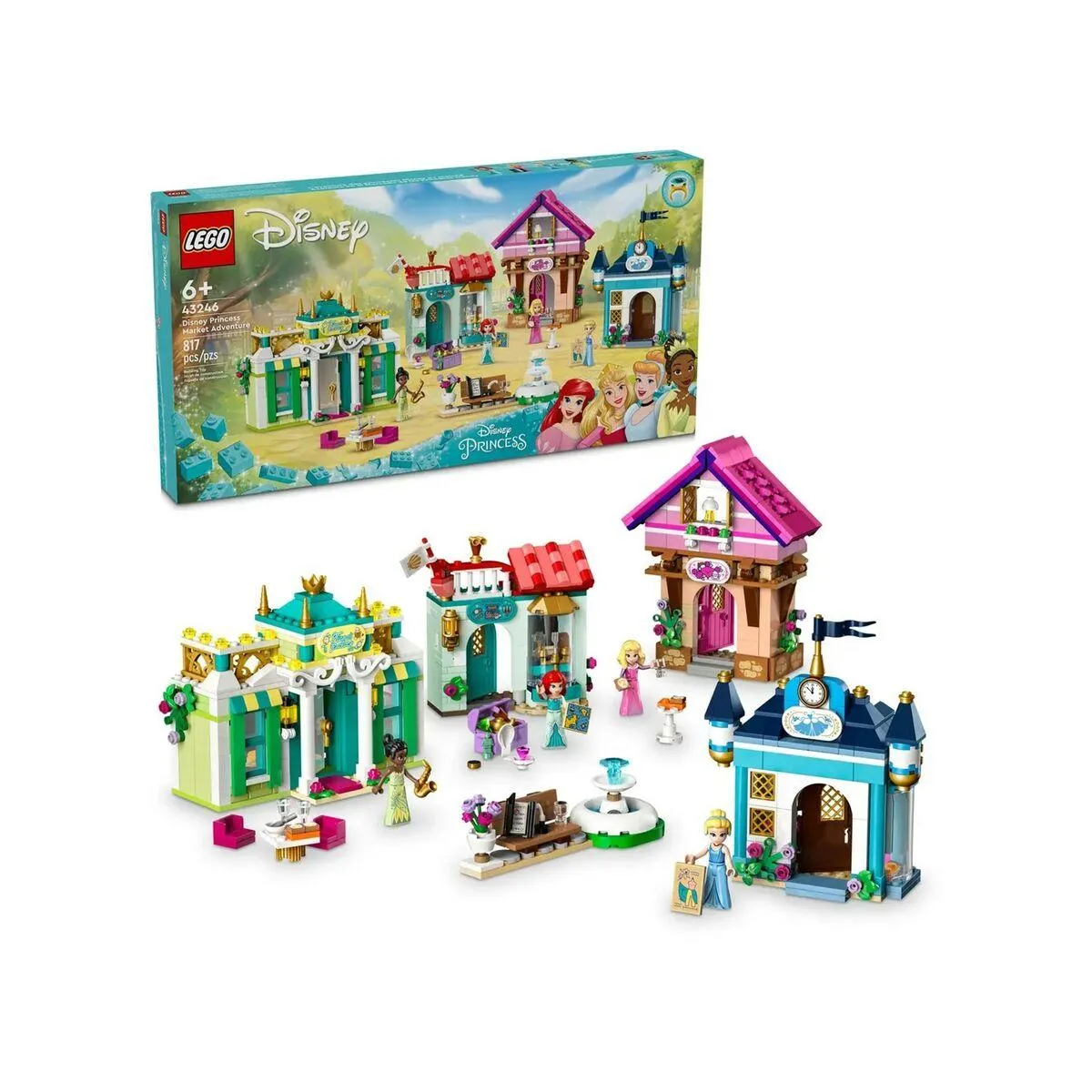 LEGO Disney 43246 Disney Princess Market Adventure