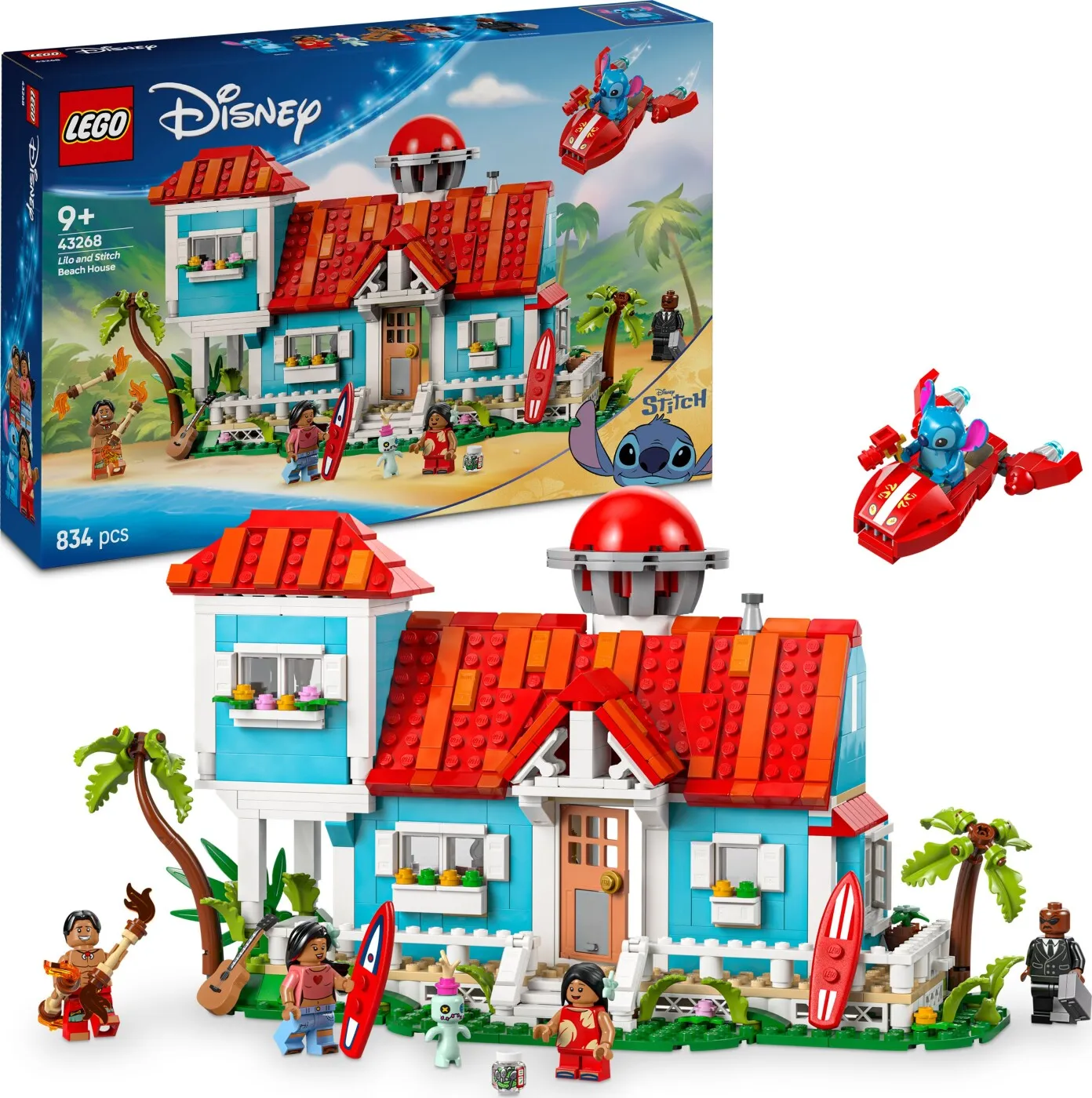 LEGO Disney Strandhuset fra Lilo og Stitch 43268