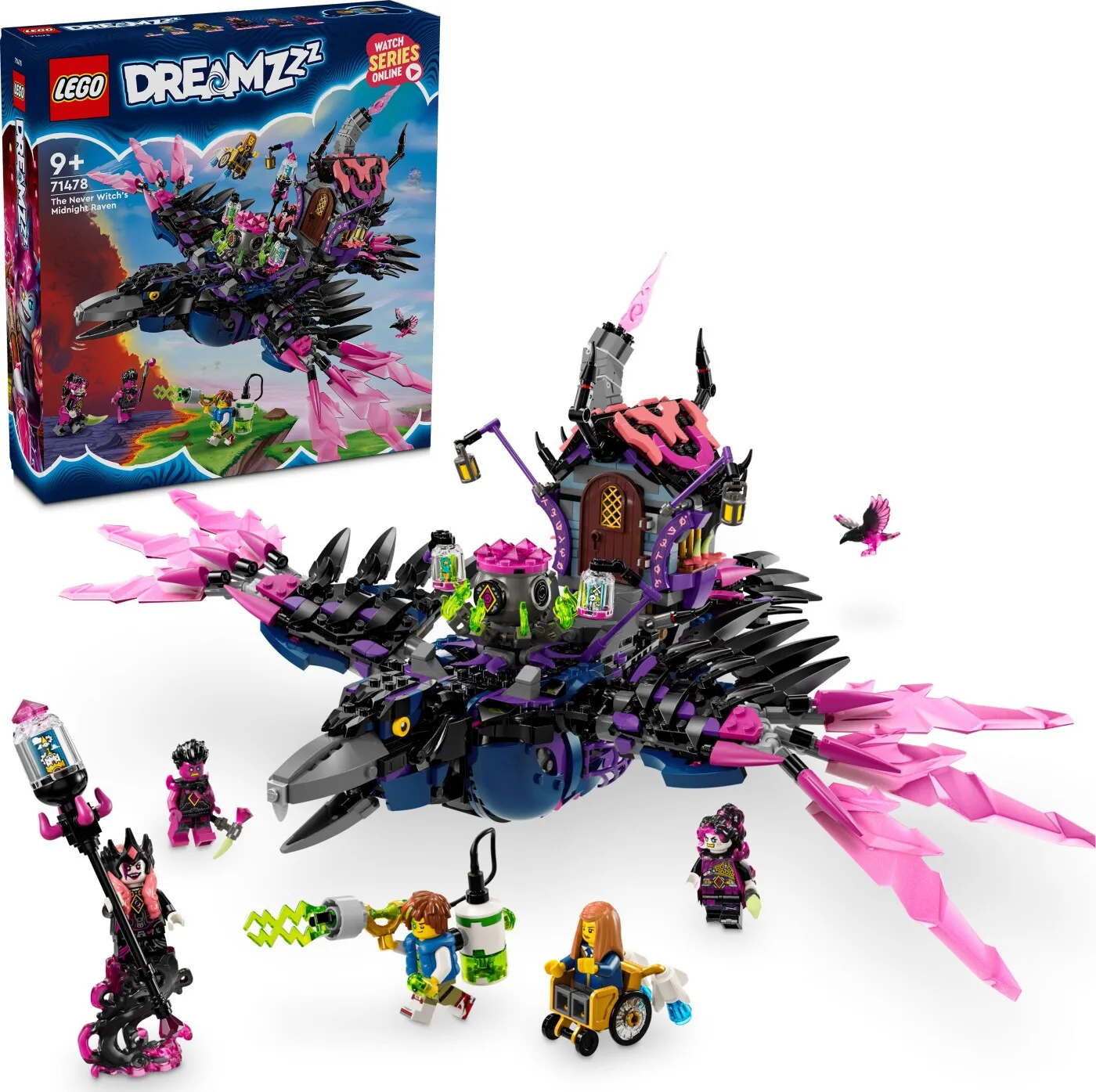 LEGO DREAMZzz Aldrig-heksens Midnatsravn 71478