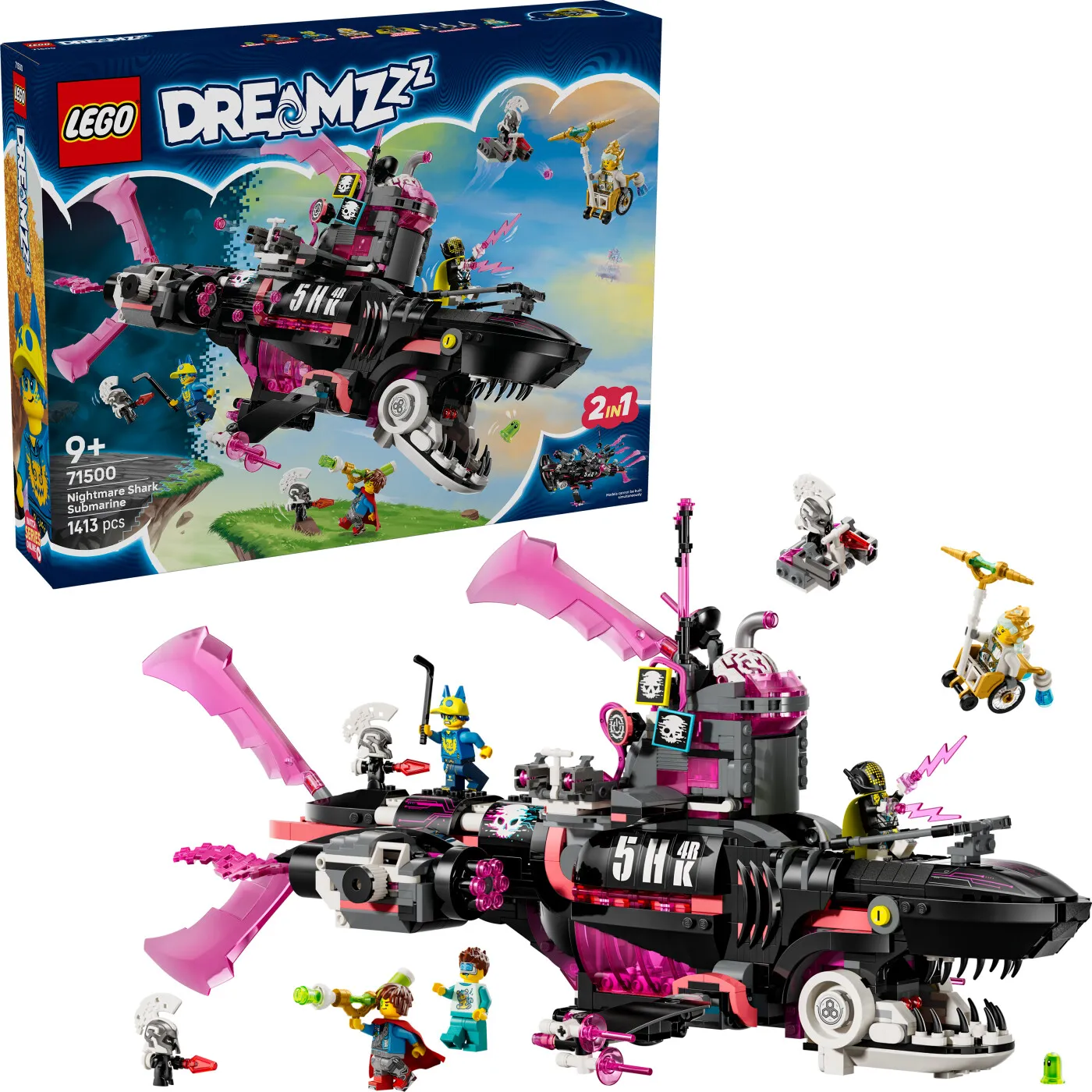 LEGO DREAMZzz Mareridtshaj-ubåd 71500