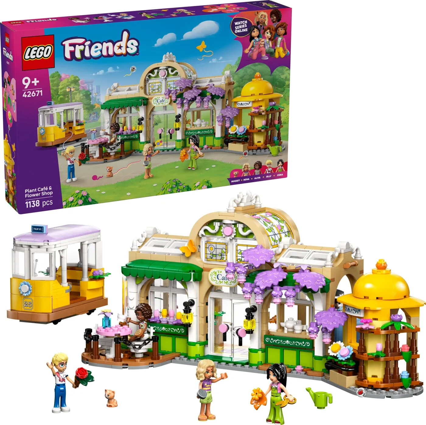 LEGO Friends Plantecafé og Blomsterbutik 42671