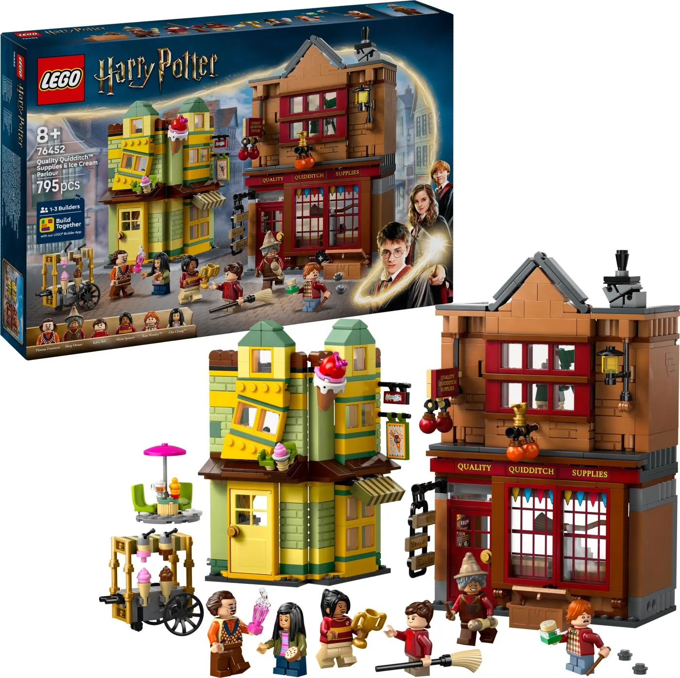 LEGO Harry Potter 76452 Kvalitetsudstyr til Quidditch og Iscafé