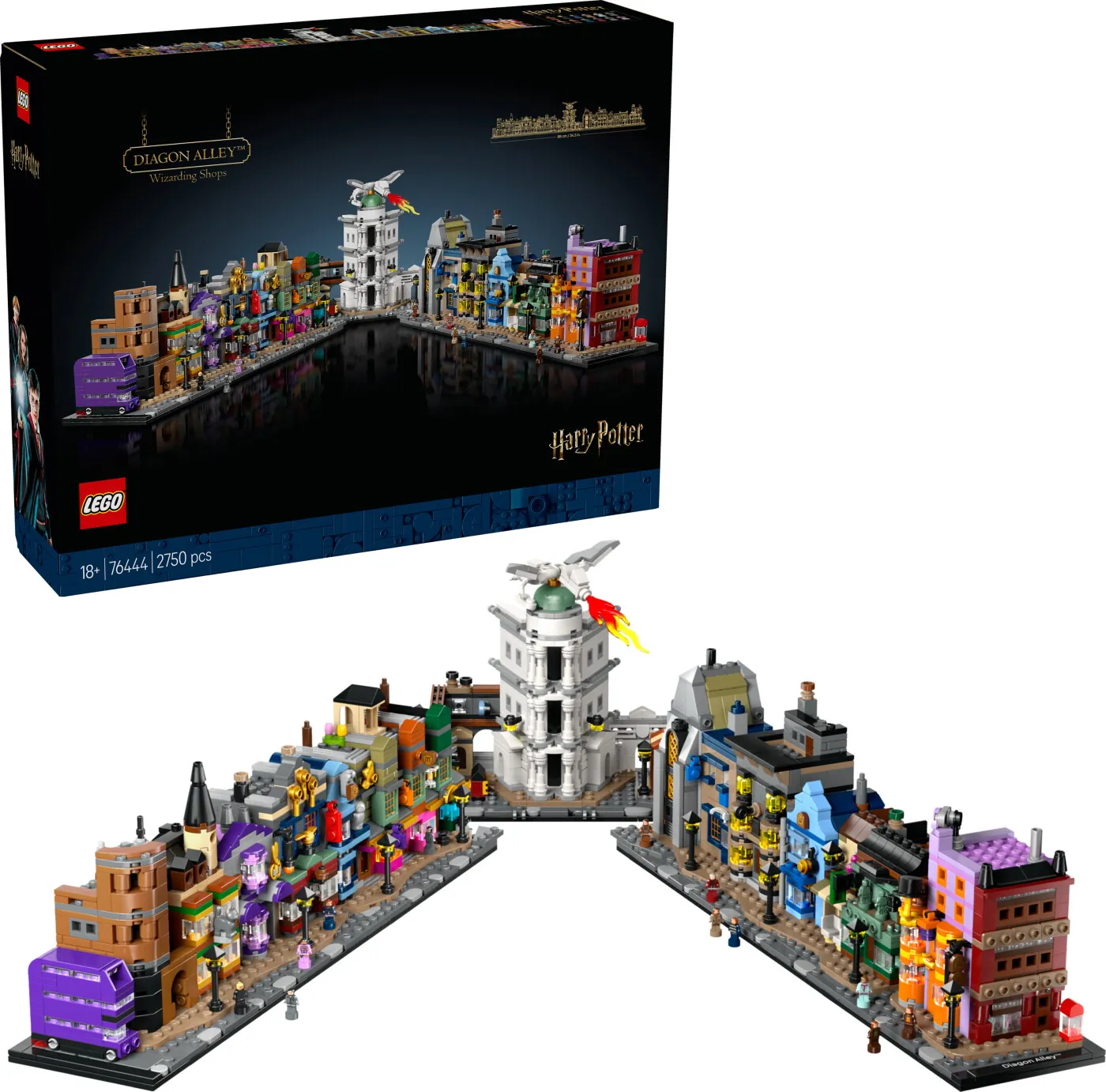 LEGO Harry Potter Diagonalstrædes Butikker 76444