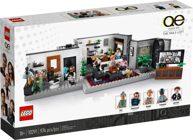 LEGO Icons 10291 Queer Eye The Fab 5 Loft