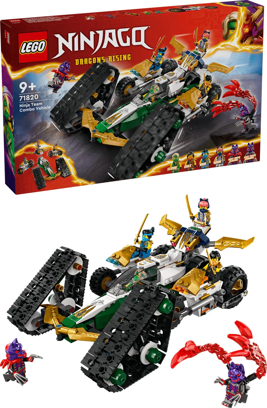 LEGO Ninjago Ninjateamets Kombikøretøj 71820