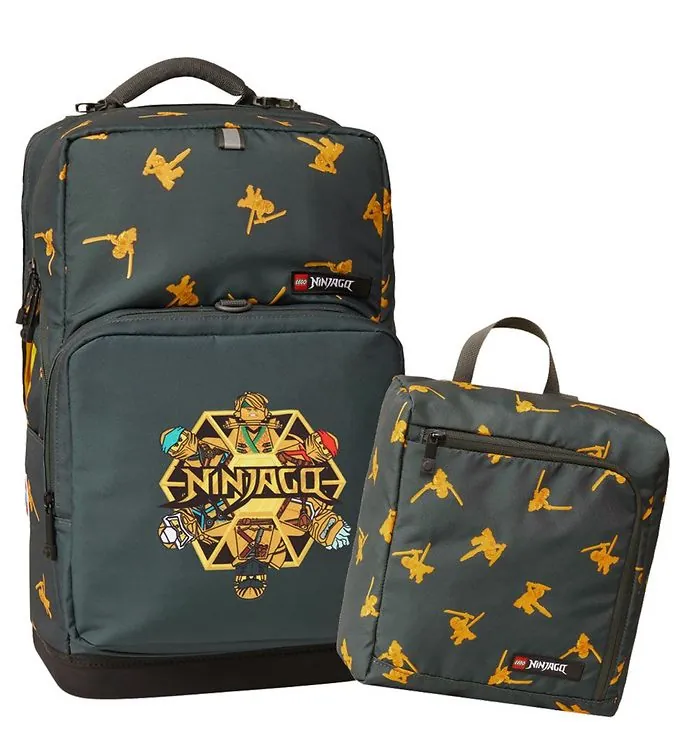 LEGO Ninjago Skoletaske Golden Team Grå