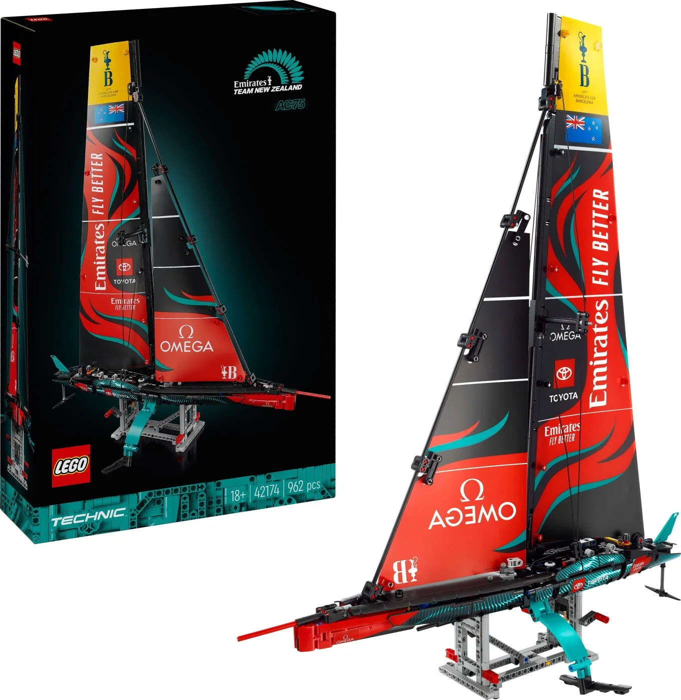 LEGO Technic Emirates Team New Zealand AC75 Yacht 42174