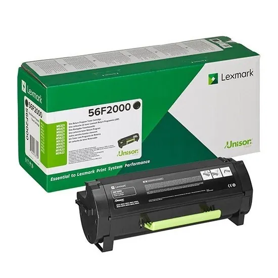 Lexmark 56F2000 Sort Lasertoner
