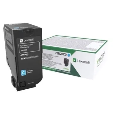 Lexmark 75B20C0 Cyan Toner