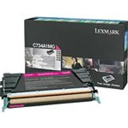 Lexmark C734A1MG Magenta Lasertoner