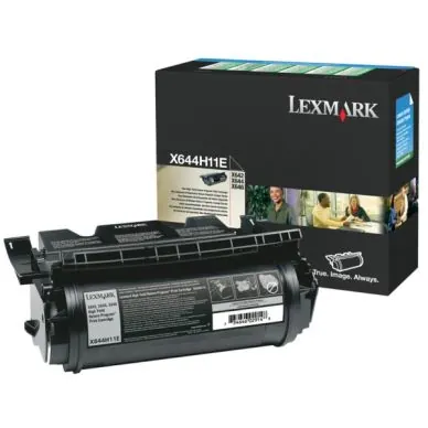 Lexmark X644H11E Sort Lasertoner