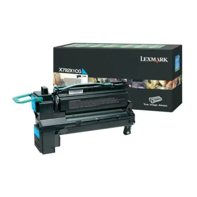 Lexmark X792X1CG Cyan Toner