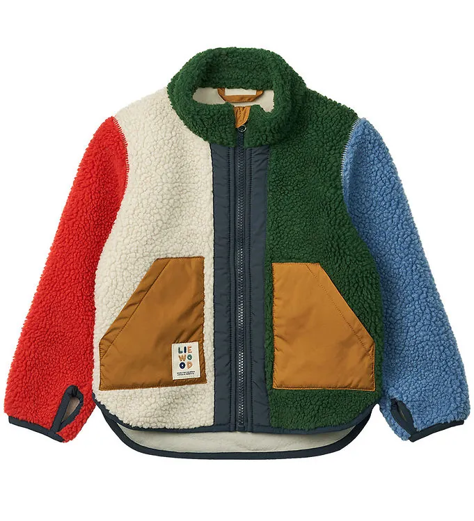 Liewood Noam Fleecejakke Garden Green Multi Mix