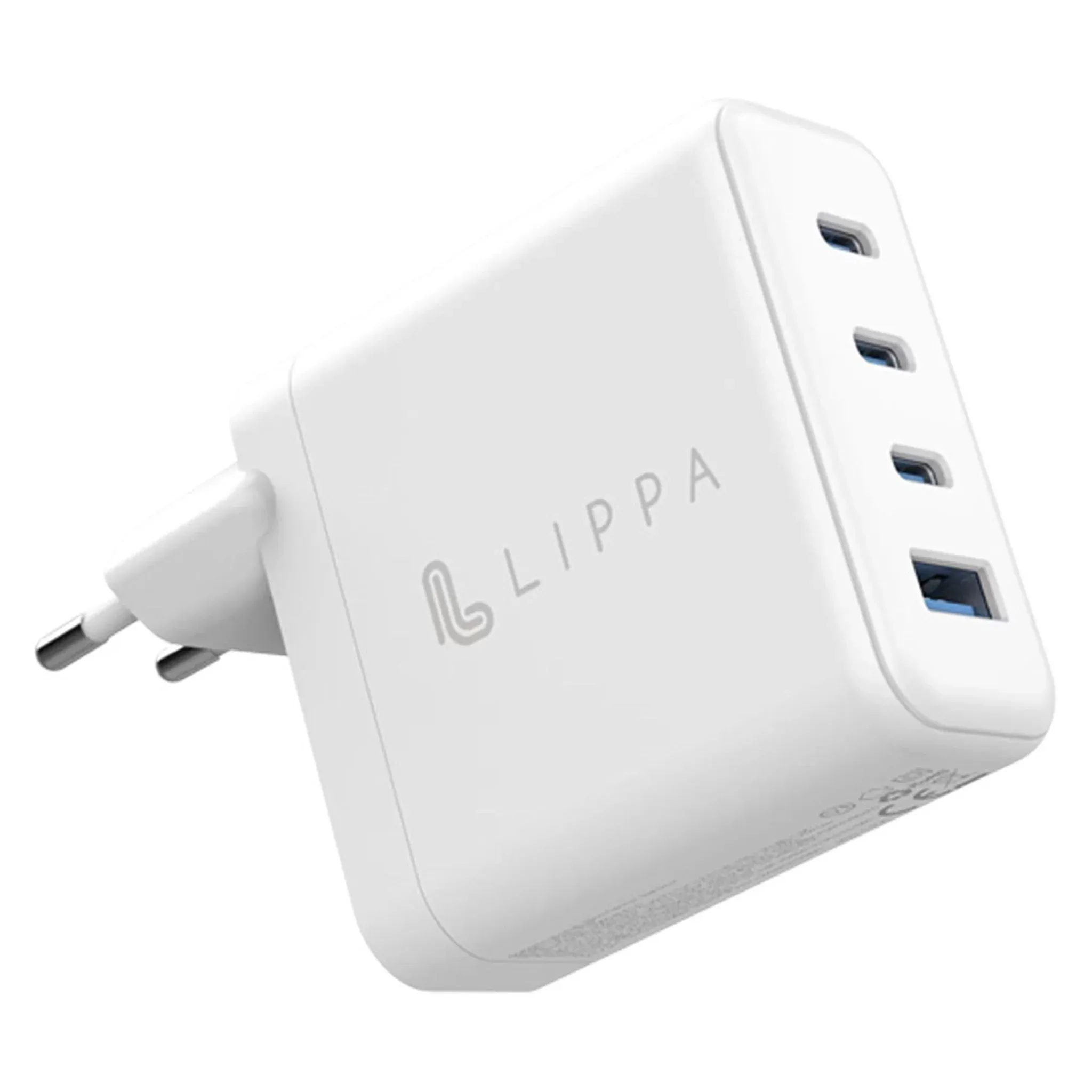 Lippa 100W USB-C og USB-A GaN oplader