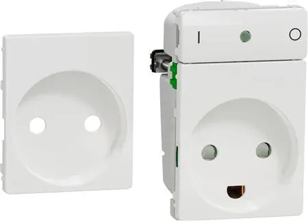LK Fuga Wiser Stikkontakt 1,5M Hvid
