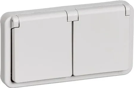 LK Opus 74 Dobbelt Stikkontakt