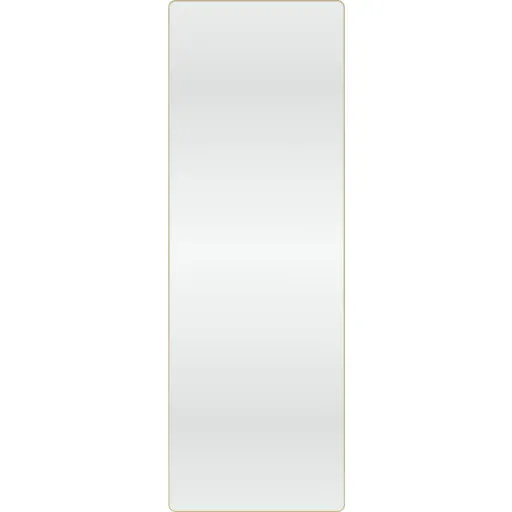 Loevschall Refine Square spejl, 55x160 cm, børstet messing