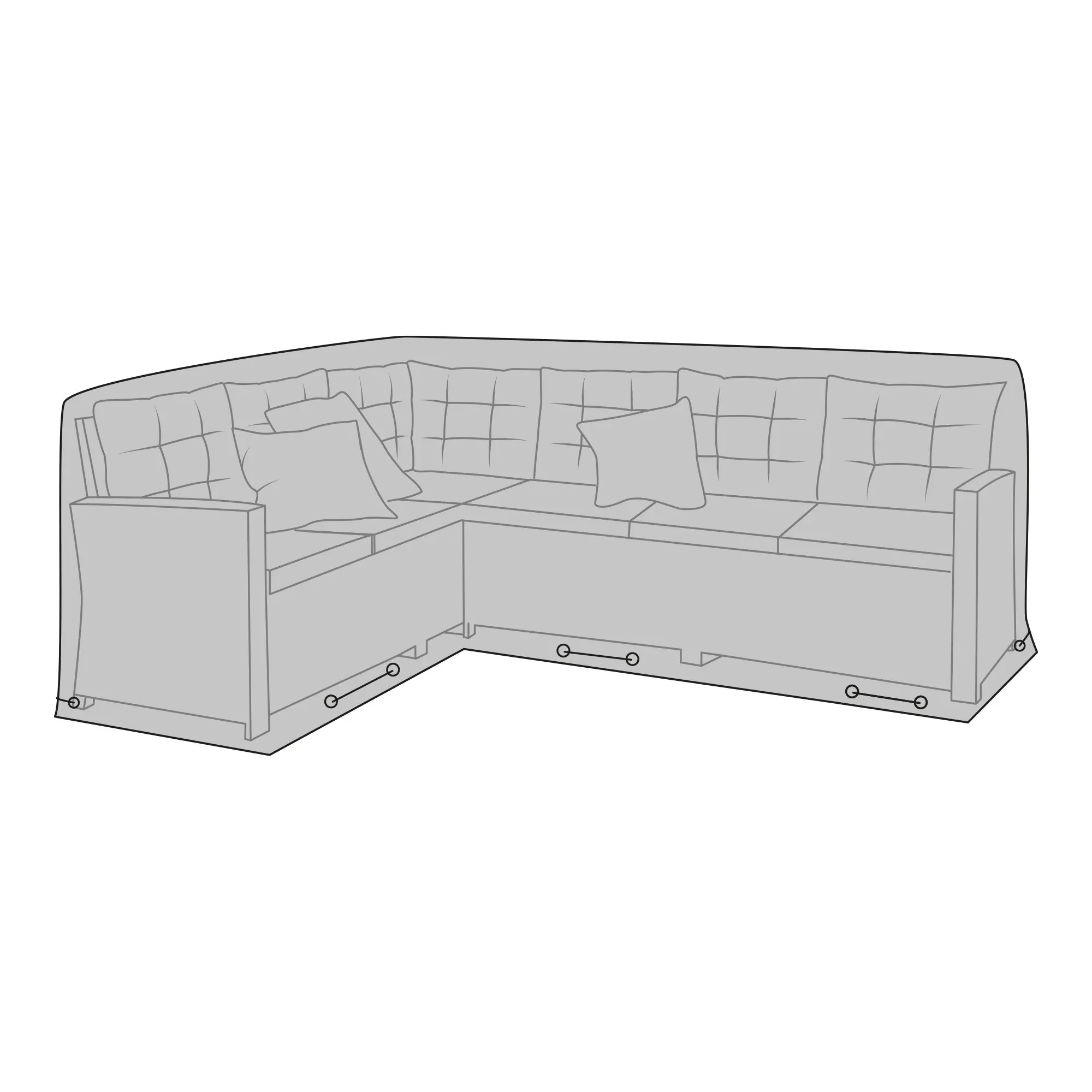 Luksus Overtræk Til Hjørnesæt