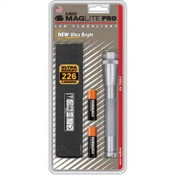 Maglite Mini Pro LED 2 x AA Grå