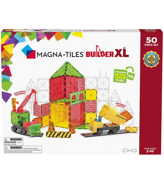 Magna-Tiles Builder XL 50 dele