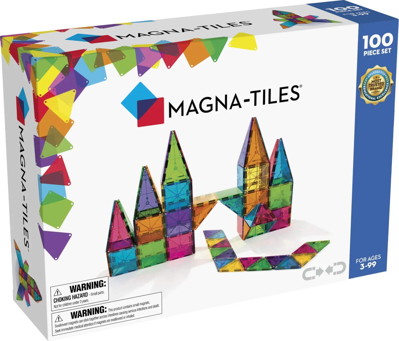 Magna-tiles Clear 100 Dele