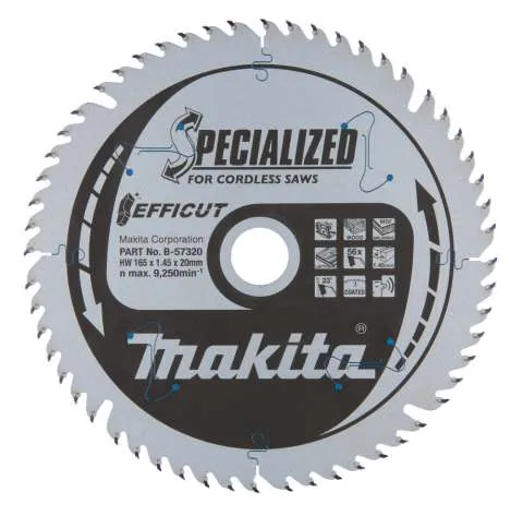MAKITA KM TCT 165X20MM X 56T