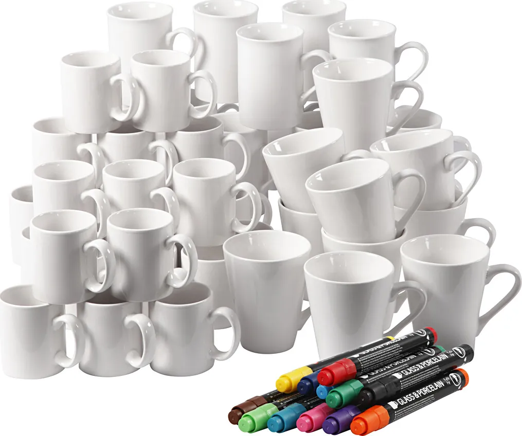 Mal Hvide Krus H 7-10 Cm