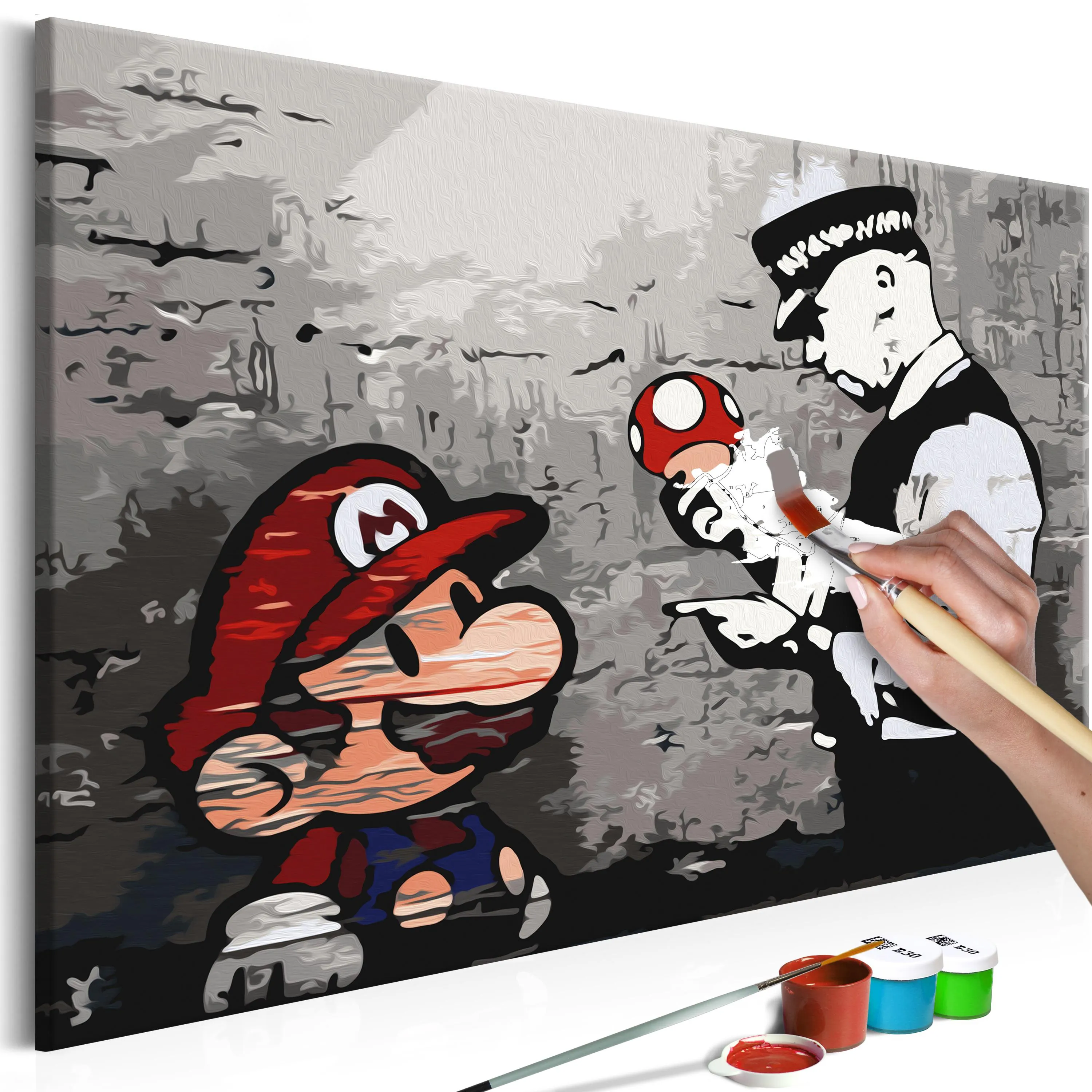 Mal selv billede Mario 60 x 40 cm