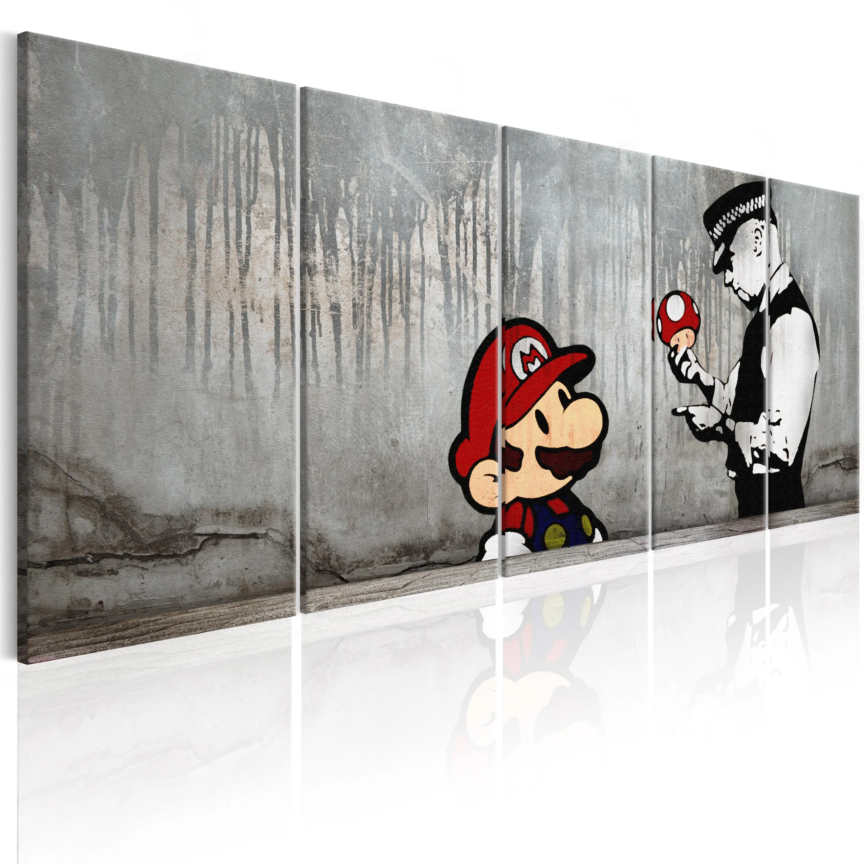 Mario Bros on Concrete Billede