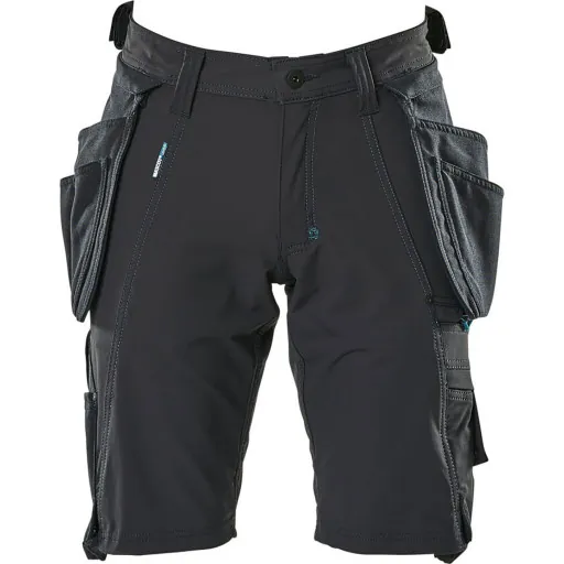 Mascot Advanced håndværkershorts med stretch, marineblå, str. C45
